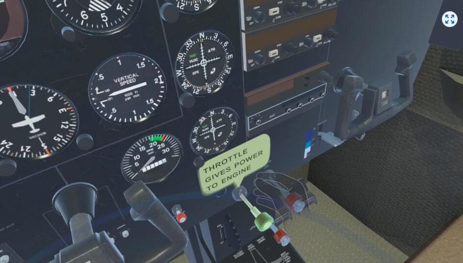 Meta Quest 游戏《飞行教练：VR驾驶舱教练》Flight Trainer: VR Cockpit Coach