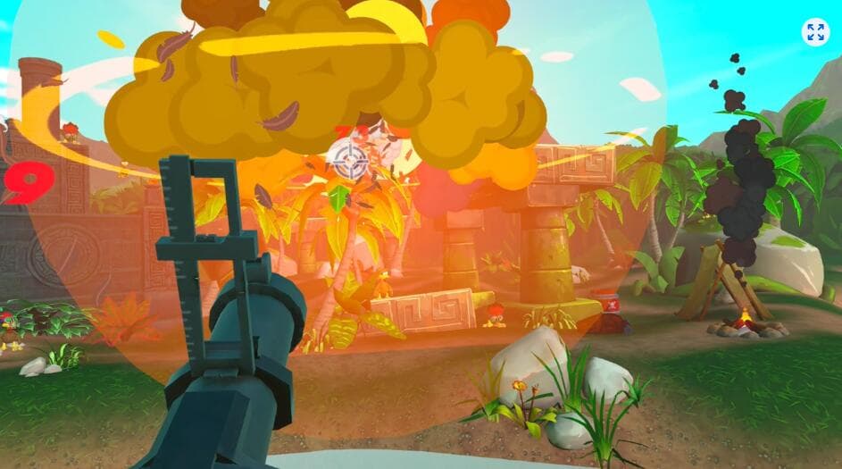 Oculus Quest 游戏《爆炸射鸡》Moorhuhn VR Blast