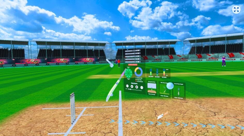 Oculus Quest 游戏《板球X》Cricket X 游戏截图