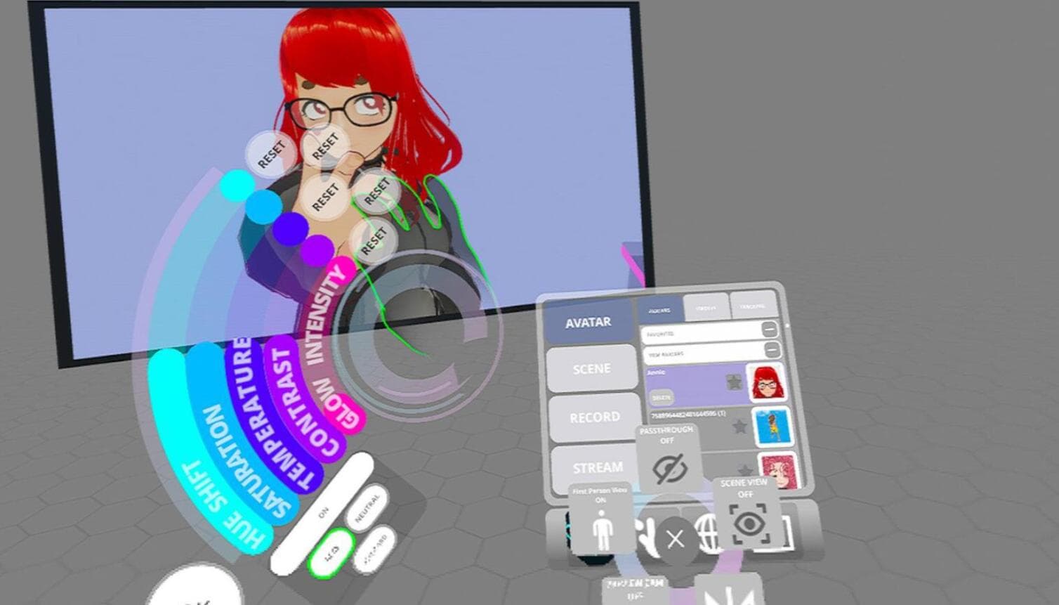 Oculus Quest 游戏《头像视频直播》VStreamer Live 游戏截图