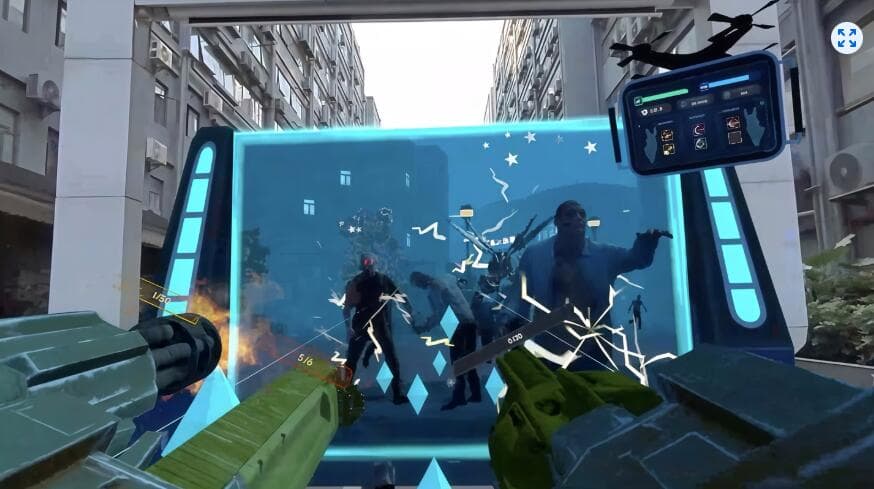 Meta Quest 游戏《裂隙英雄》Rift Hero: Mixed Reality Horde Survival 游戏截图