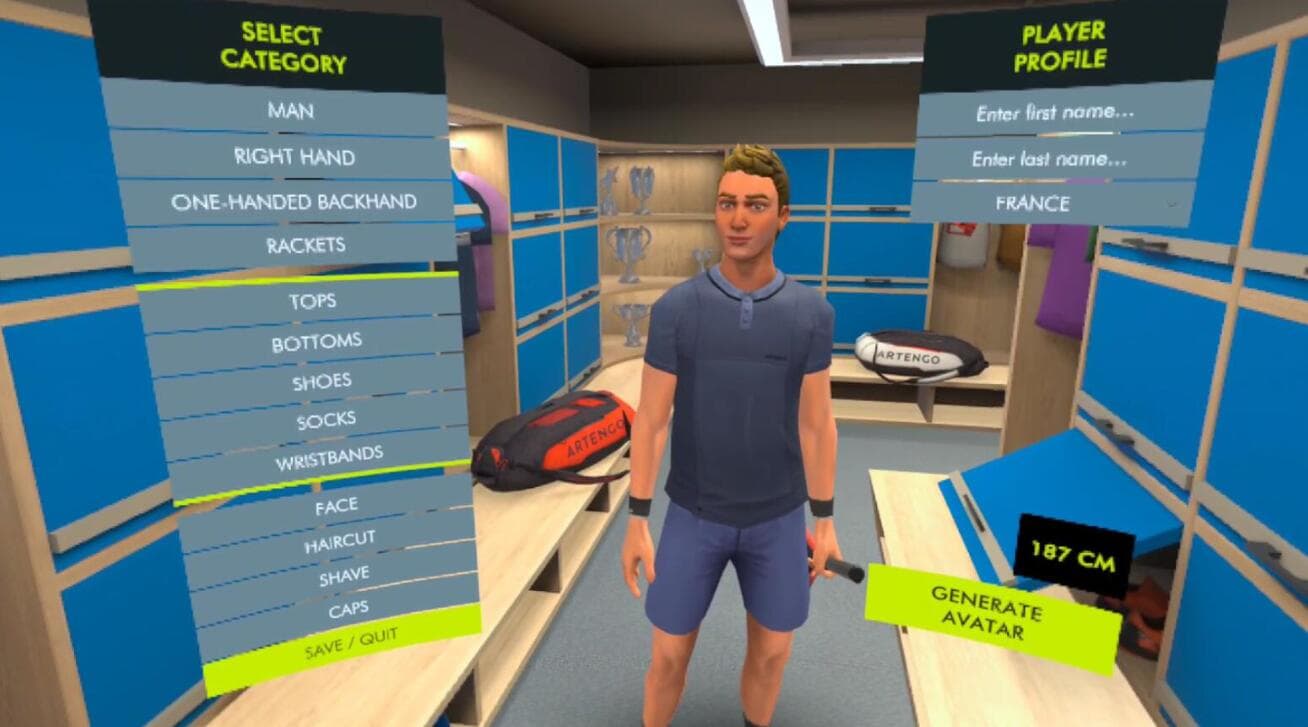 Oculus Quest 游戏《终极网球》Tennis On-Court
