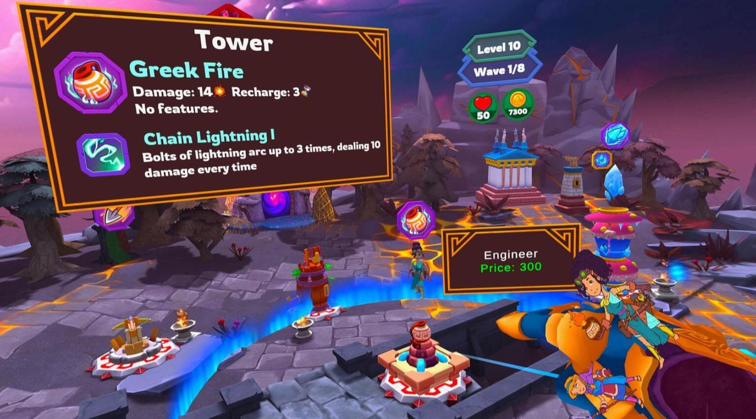Oculus Quest 游戏《奇幻岛保卫战》Towers and Powers 游戏截图