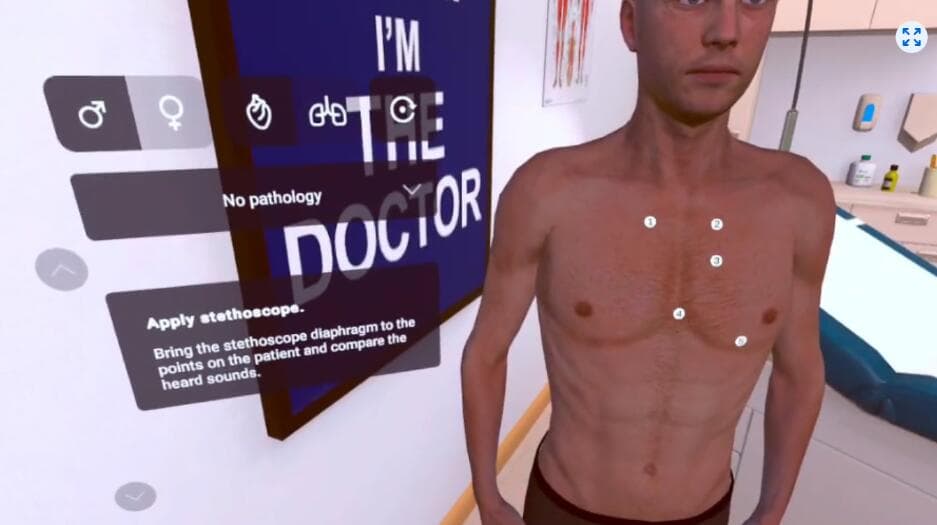 Oculus Quest 游戏《听诊训练》Auscultation training