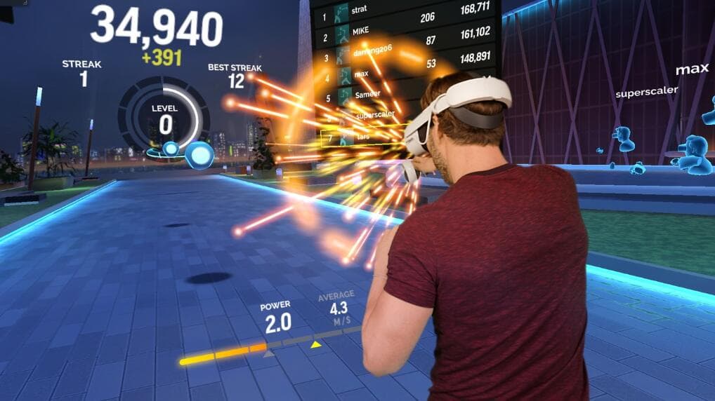Oculus Quest 游戏《节奏拳击》FitXR VR or BOXVR DLC