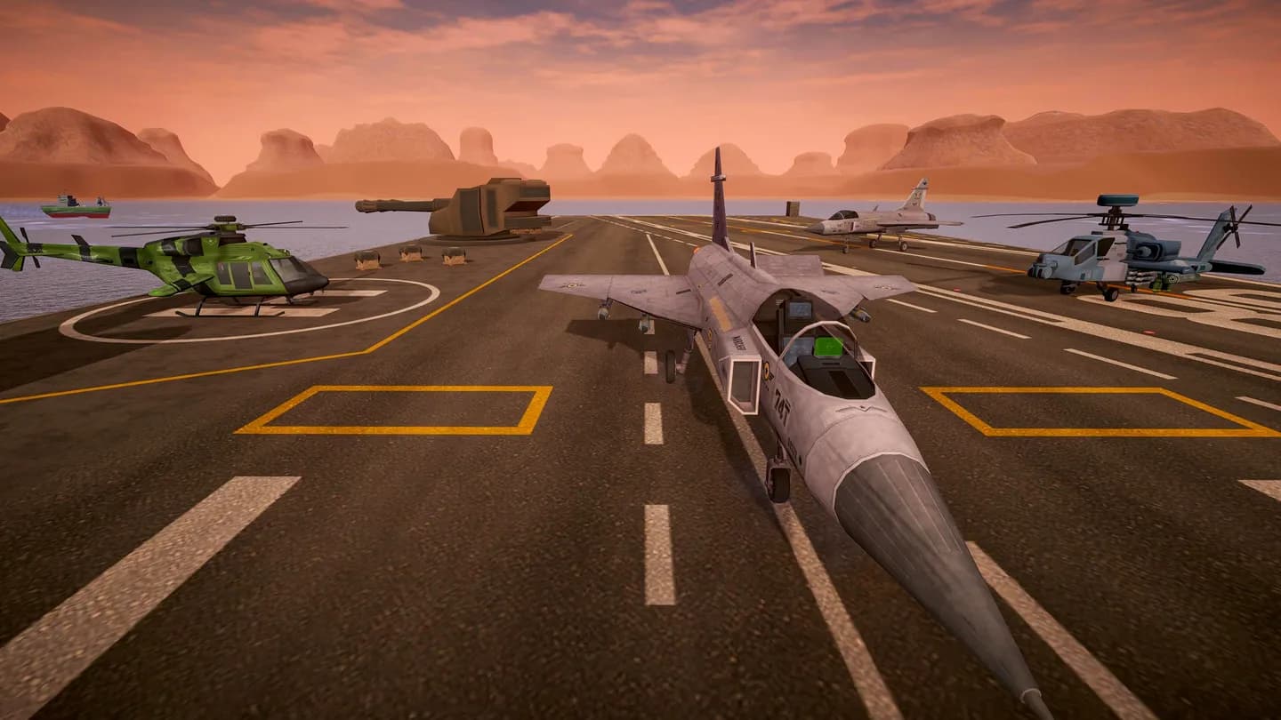 Meta Quest 游戏《钢铁之翼:空战》Iron Wings : Air Combat 游戏截图