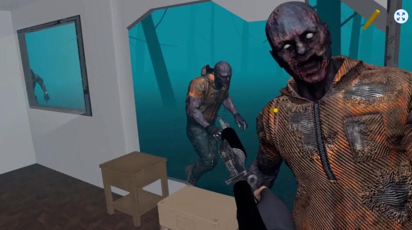 Meta Quest 游戏《空间僵尸》Spatial Zombies – Mixed Reality 游戏截图