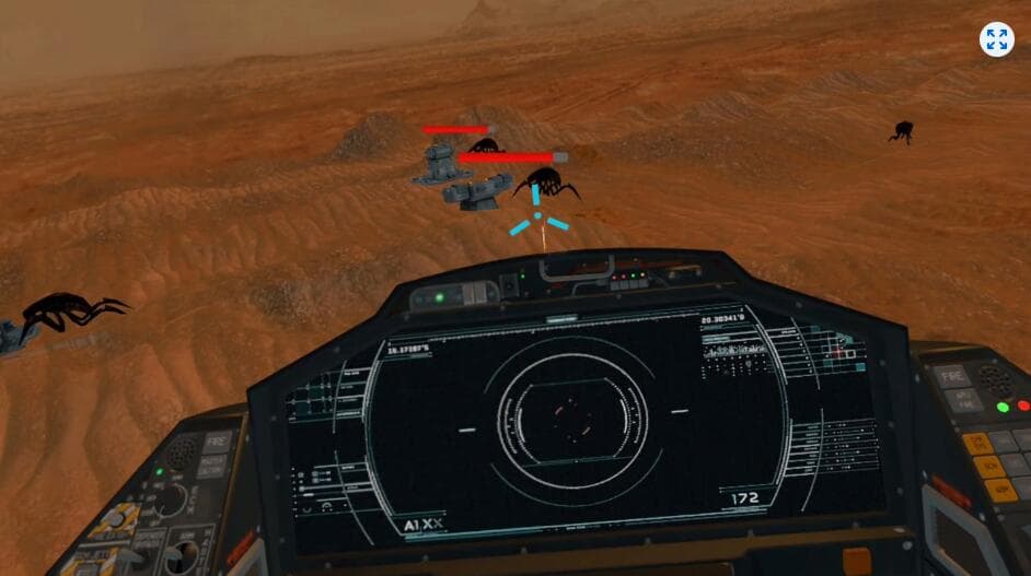 Meta Quest 游戏《科幻火星大战》FlyVRX – SciFi Mars Battle 游戏截图