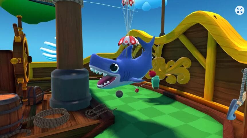 Meta Quest 游戏《水果高尔夫》Fruit Golf