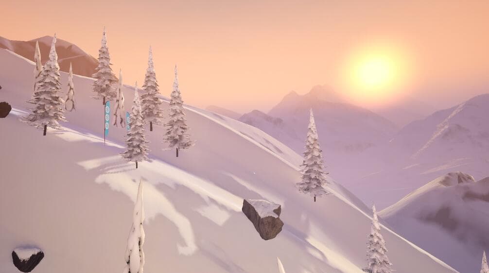 Oculus Quest 游戏《单板滑雪VR》Carve Snowboarding