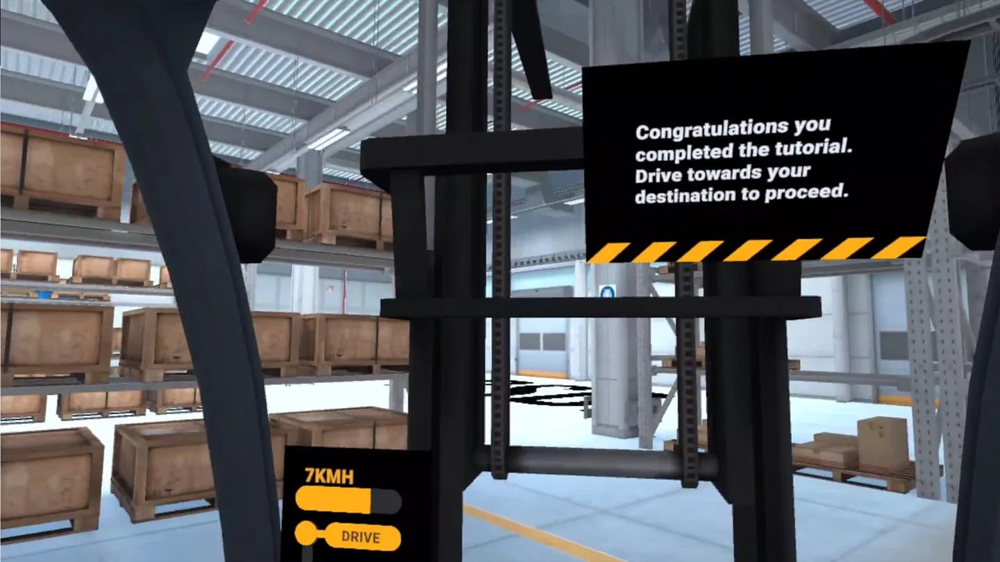 Meta Quest 游戏《BSDXR叉车VR》BSDXR Forklift VR