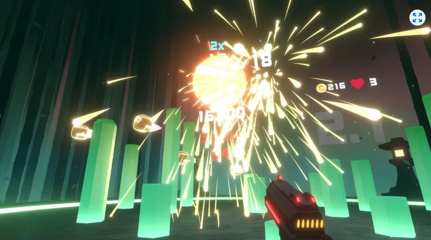 Meta Quest 游戏《超弹》Hyper Bullet 游戏截图