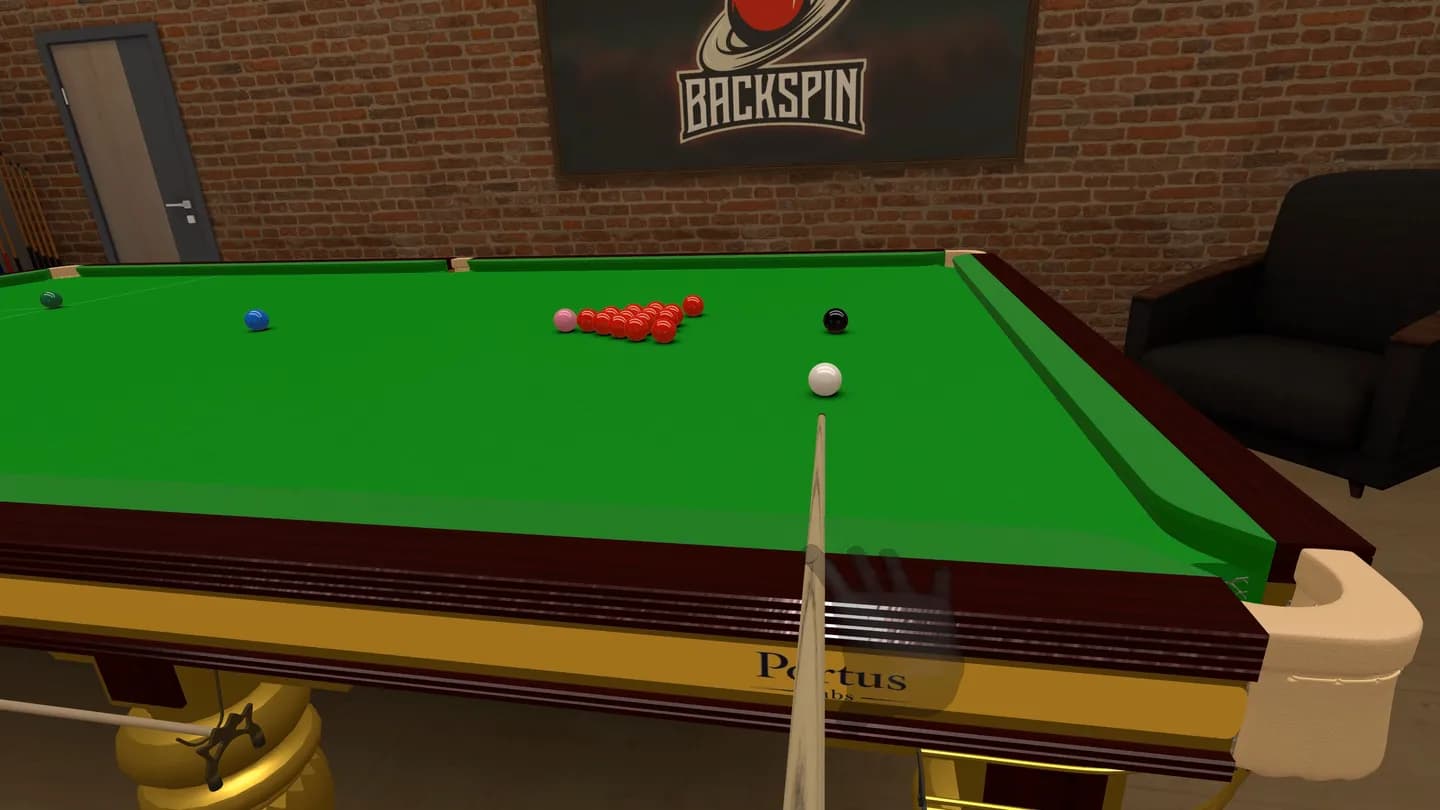 Meta Quest 游戏《反旋:斯诺克和台球》Backspin: Snooker Pool 游戏截图