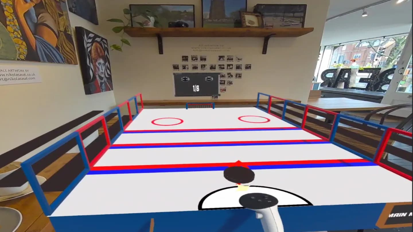Meta Quest 游戏《桌面点球大战》Tabletop Penalty Shootout