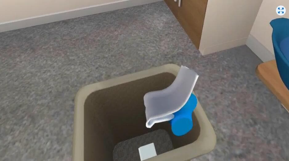 Meta Quest 游戏《改良型床上沐浴模拟器》Modified Bed Bath Simulator 游戏截图