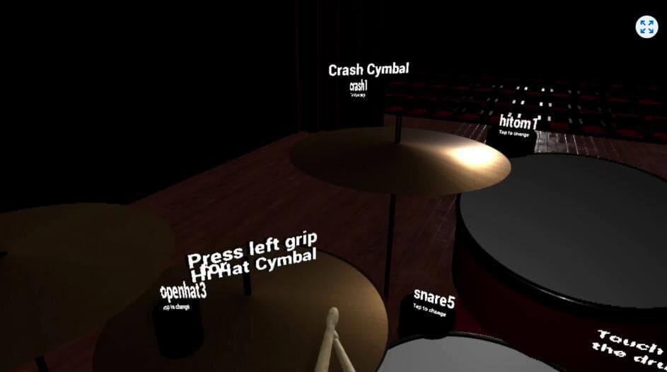Oculus Quest 游戏《架子鼓》Drum Kit