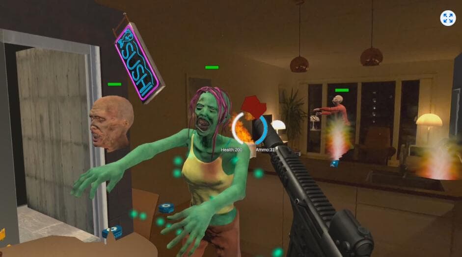 Oculus Quest 游戏《真实僵尸》Zombie Reality