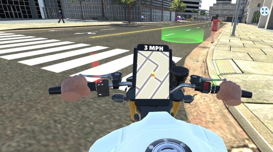 Meta Quest 游戏《摩托出租车》Moto Taxi 游戏截图