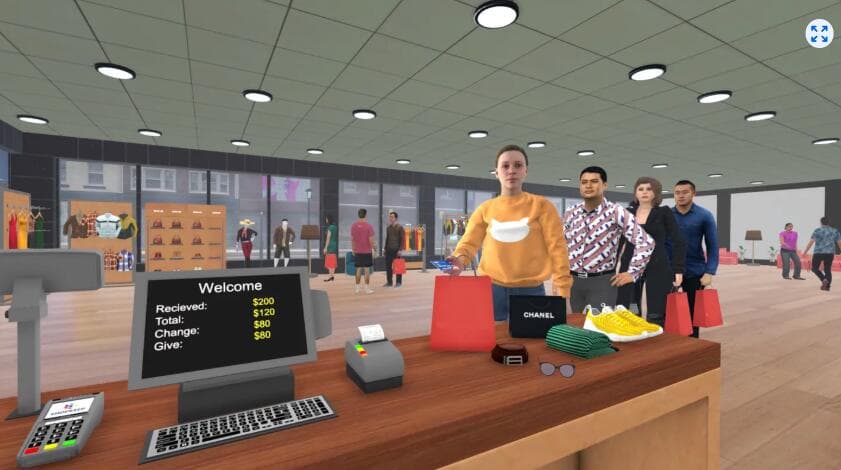 Meta Quest 游戏《时装店模拟器》Fashion Store Simulator Game
