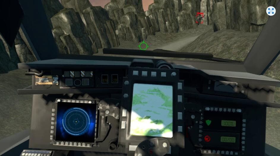 Meta Quest 游戏《军用武装直升机战争》FlyVRX – Military Gunship Helicopter War 游戏截图