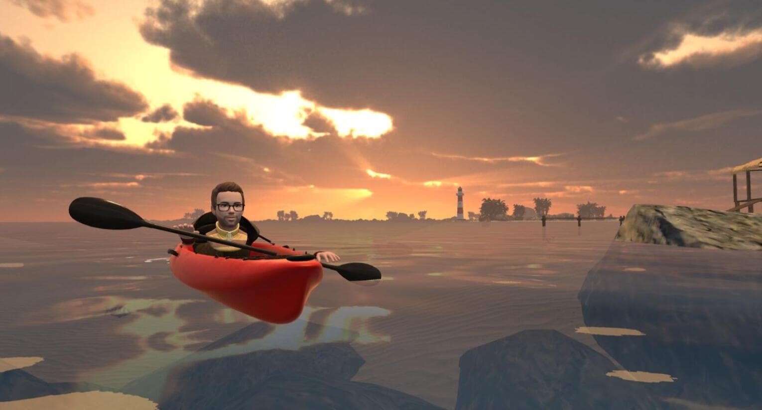 Oculus Quest 游戏《海洋与皮划艇》MarineVerse Kayaking