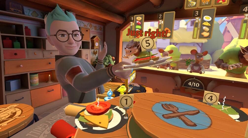 Oculus Quest 游戏《快乐厨房》Cook-Out: A Sandwich Tale