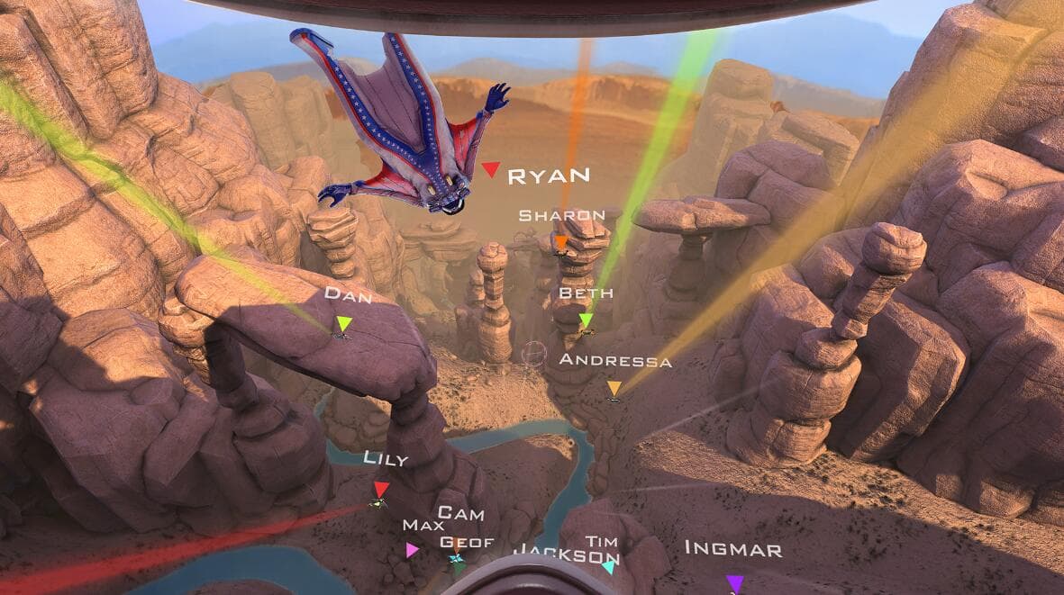 Oculus Quest 游戏《滑翔VR》Rush VR