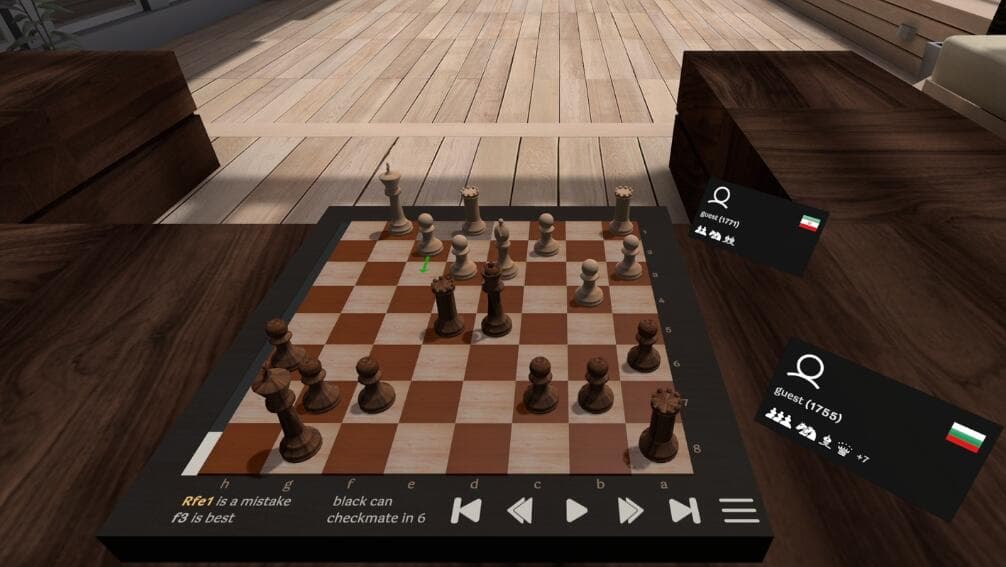 Oculus Quest 游戏《虚拟国际象棋VR》Virtual Chess