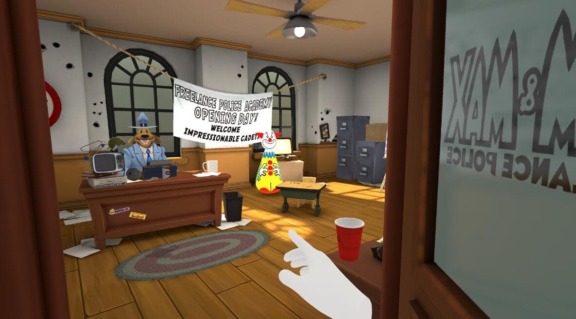 Oculus Quest 游戏《奇妙创通关:虚拟警探》Sam and Max: This Time Its Virtual