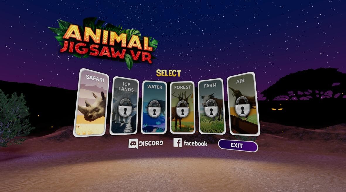 Oculus Quest 游戏《动物拼图VR》Animal Jigsaw VR（高速下载）