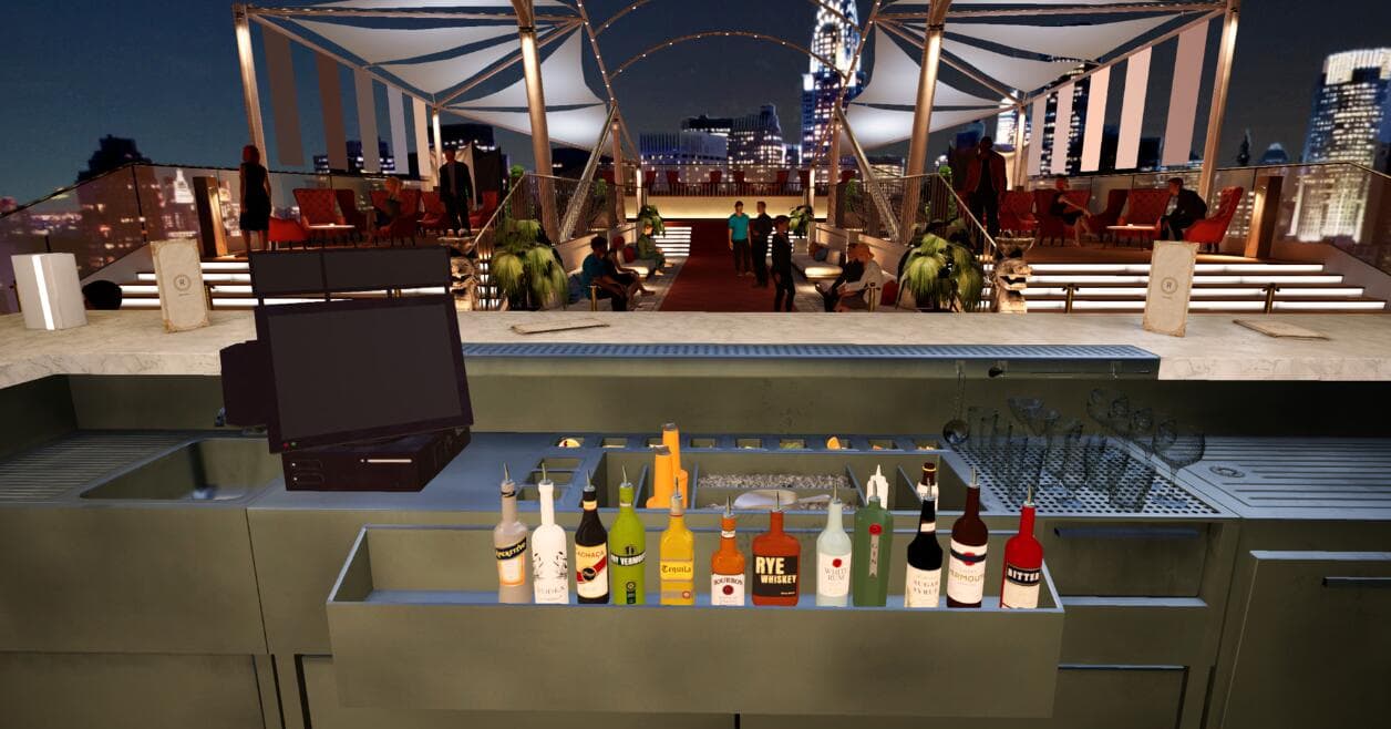 Oculus Quest 游戏《调酒师VR模拟器》Bartender VR Simulator