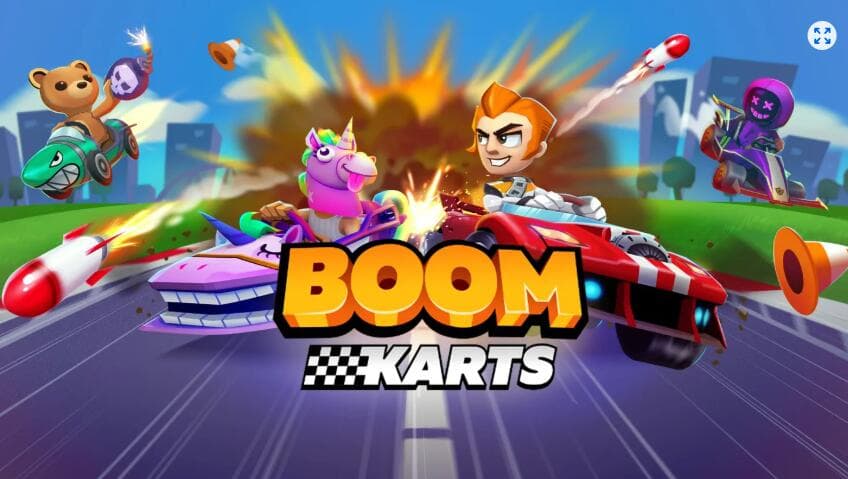 Meta Quest 游戏《轰鸣卡丁车》Boom Karts 游戏截图