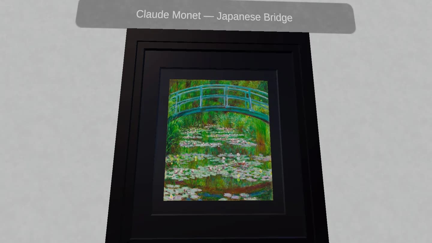 Meta Quest 游戏《虚拟艺术画廊：VR展览》Virtual Art Gallery：VR Exhibition