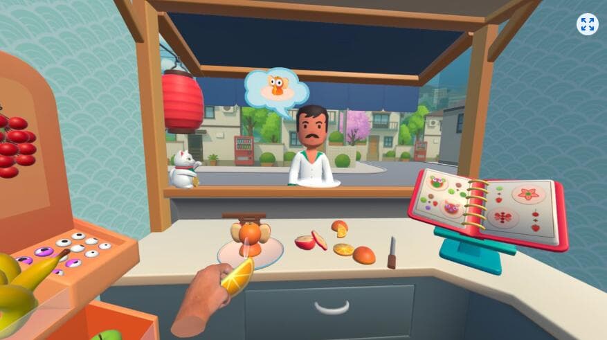 Meta Quest 游戏《烹饪忍者商店模拟器》Food Ninja Shop Simulator