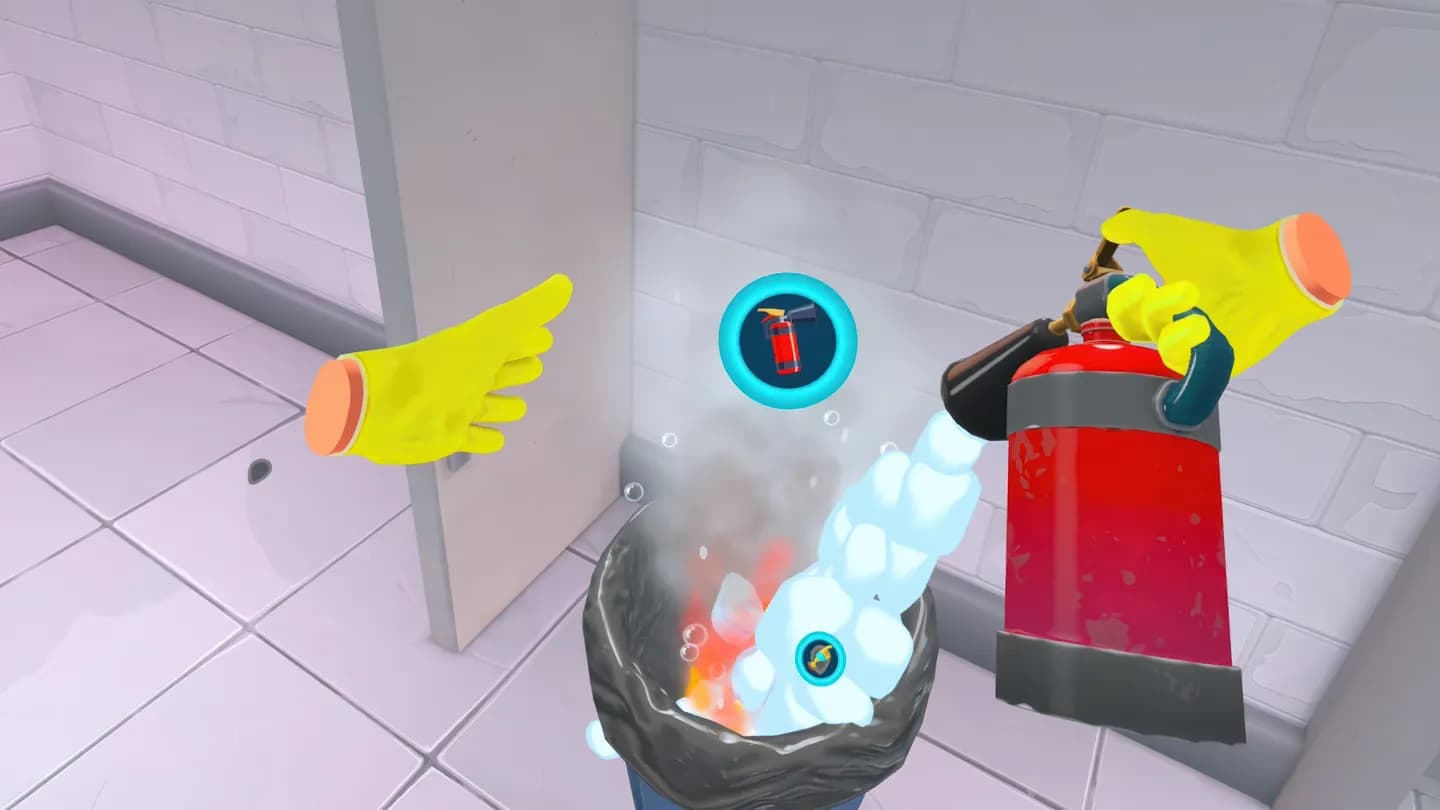 Meta Quest 游戏《我是清洁工》I Am Janitor 游戏截图