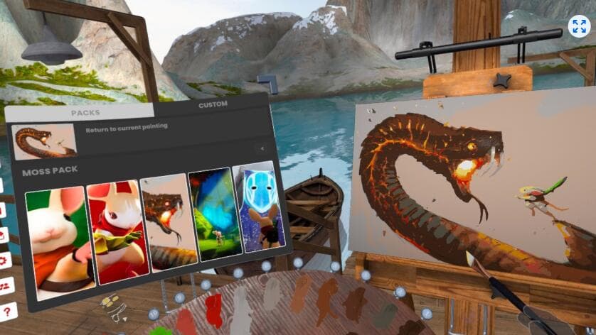 Oculus Quest 游戏《朱红色-VR绘画》Vermillion – VR Painting