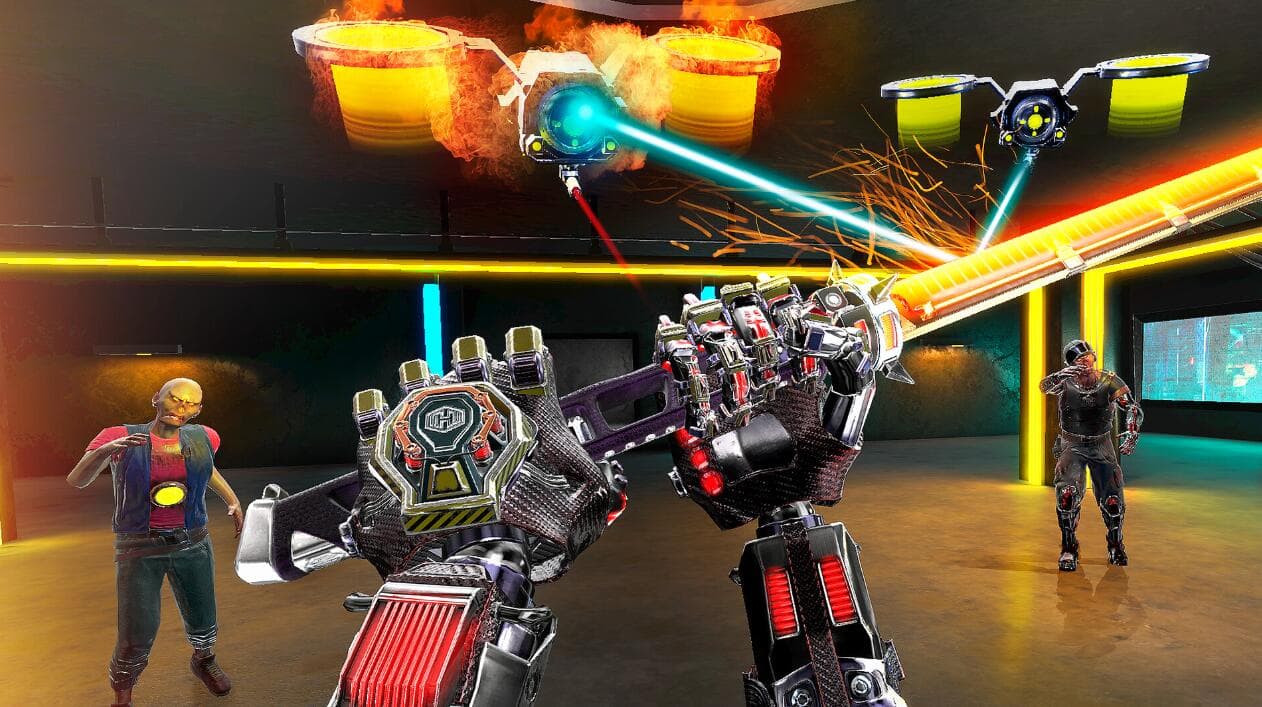 Oculus Quest 游戏《死亡地平线:网络融合》Death Horizon: Cyberfusion 游戏截图