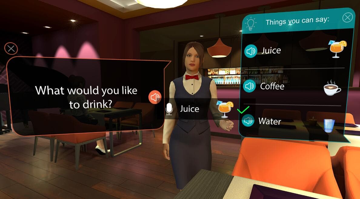 Oculus Quest 游戏《在VR中学习语言》Mondly: Learn Languages in VR