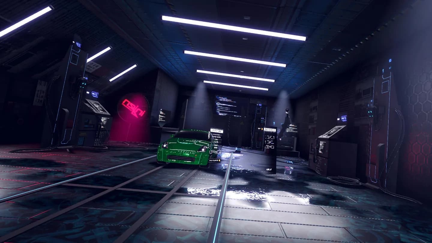Meta Quest 游戏《开放世界竞速：赛博朋克之城》Open World Racing: Cyberpunk City