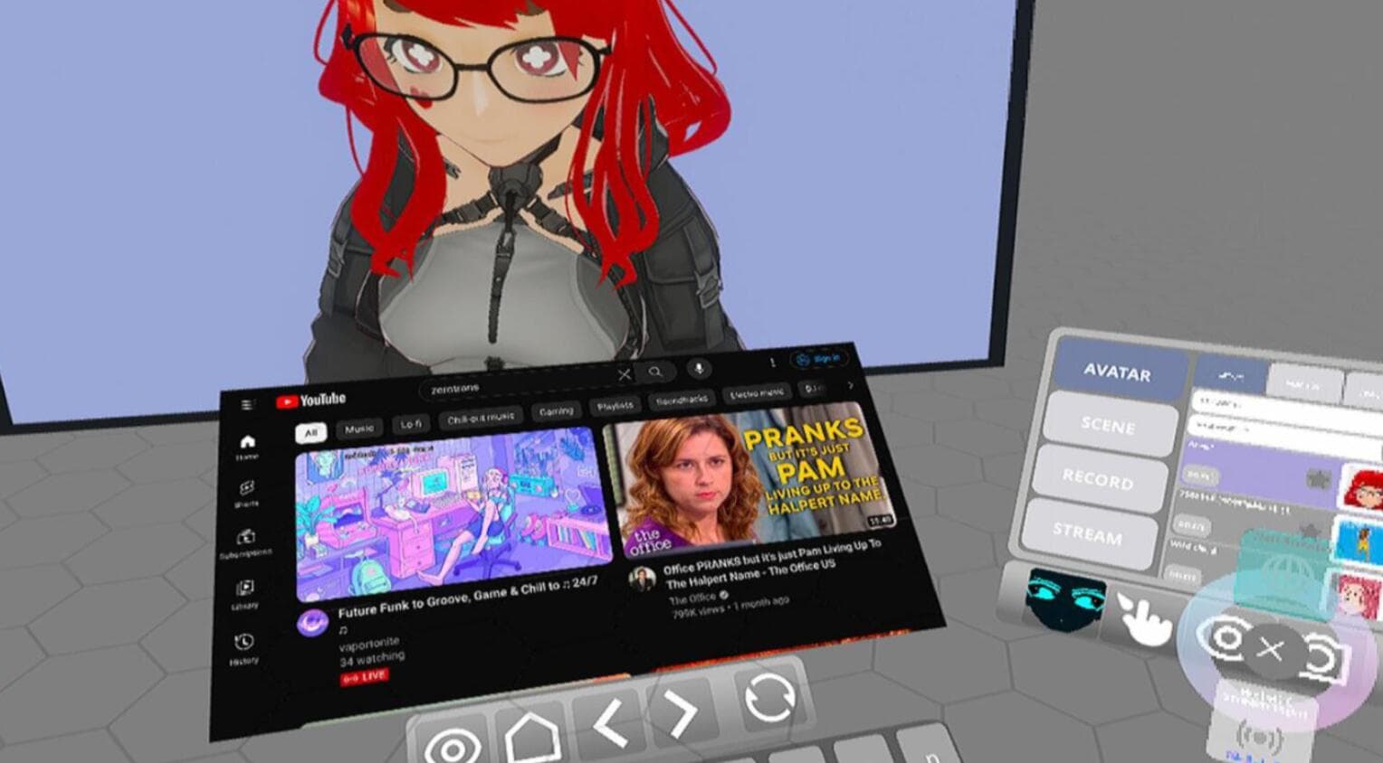 Oculus Quest 游戏《头像视频直播》VStreamer Live 游戏截图