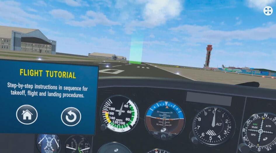 Meta Quest 游戏《飞行教练:VR驾驶舱教练》Flight Trainer: VR Cockpit Coach 游戏截图