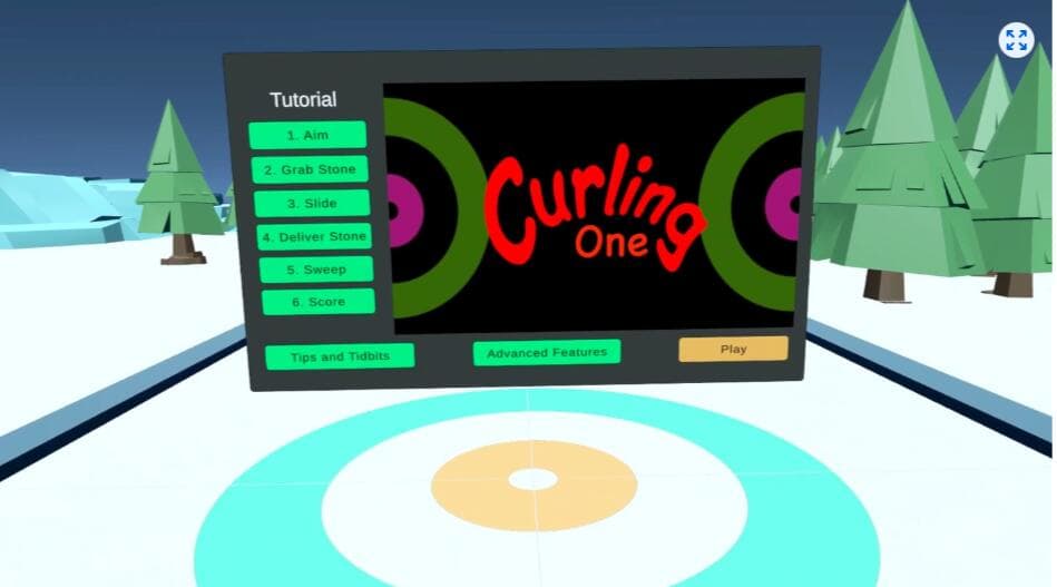 Meta Quest 游戏《冰壶一》Curling One