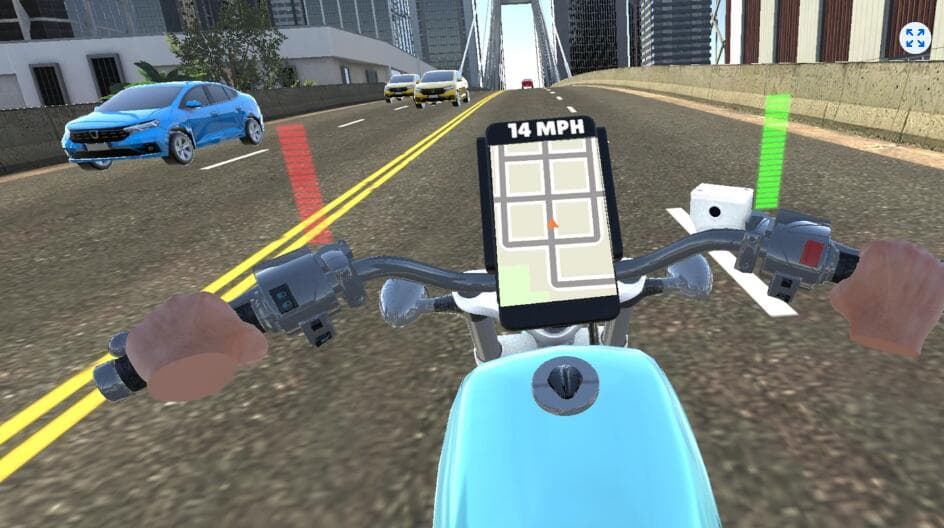 Meta Quest 游戏《摩托出租车》Moto Taxi 游戏截图