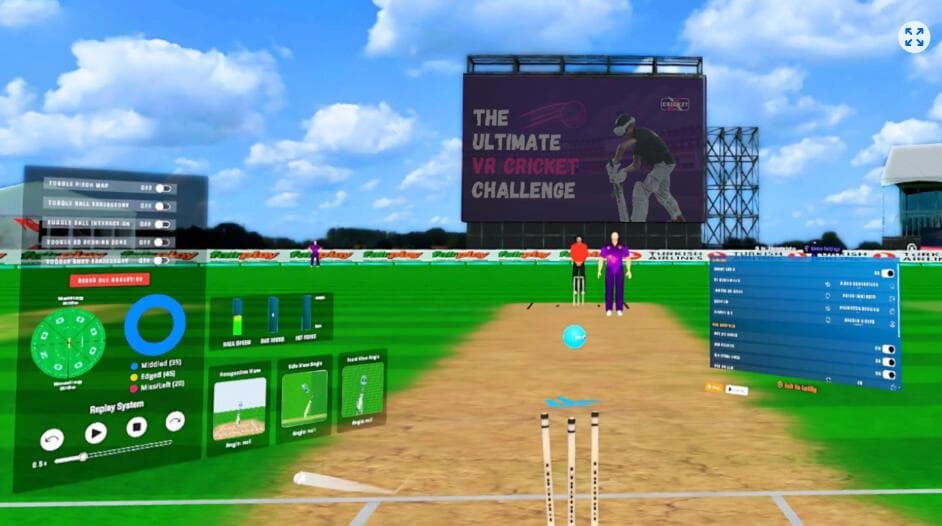 Oculus Quest 游戏《板球X》Cricket X 游戏截图