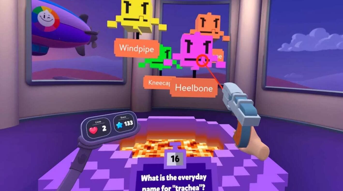 Oculus Quest 游戏《迷你竞赛VR》Trivia Crack VR