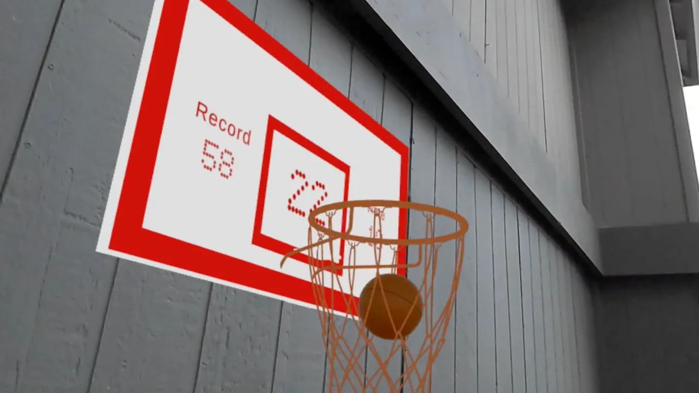 Meta Quest 游戏《篮球AR》BasketBallAR