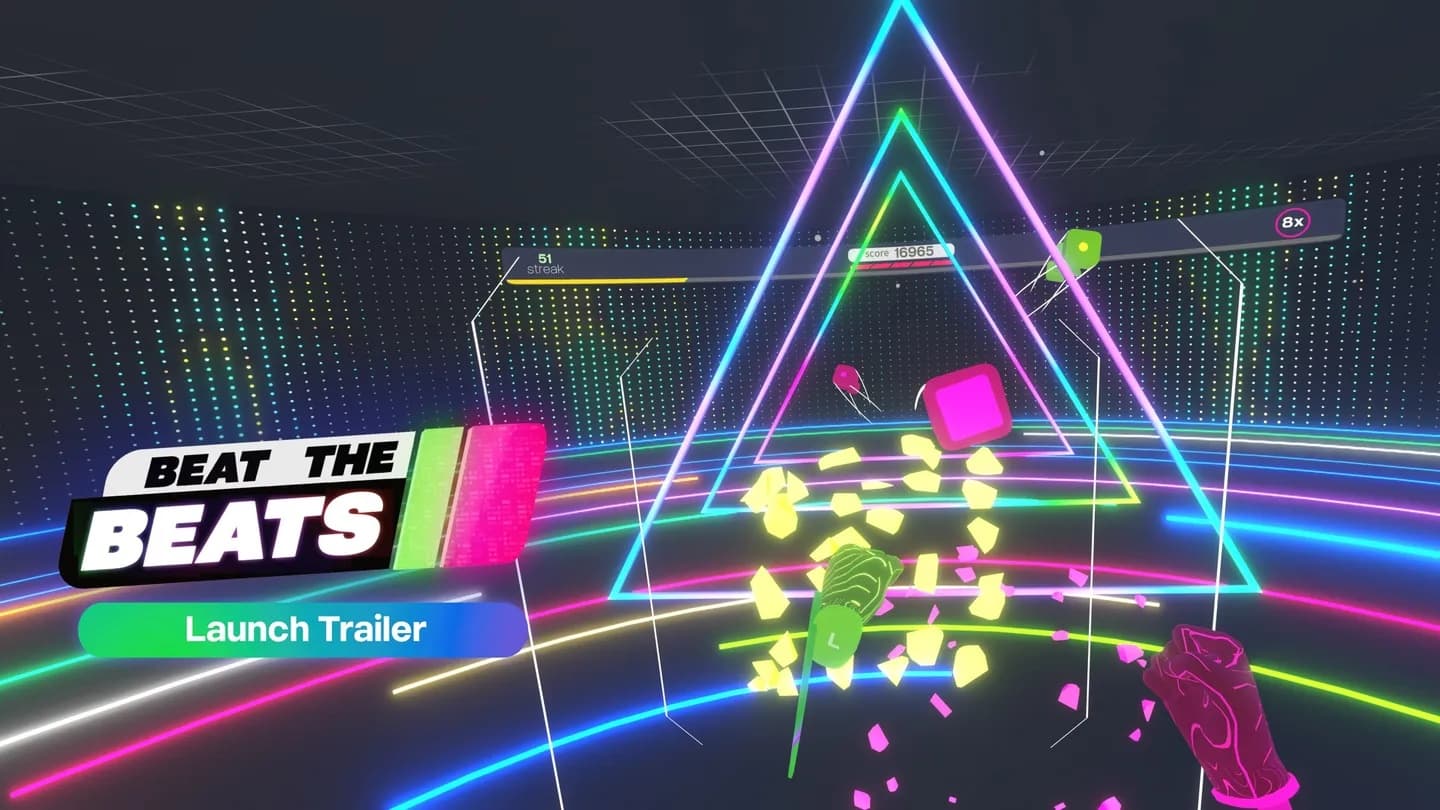 Steam串流游戏《击败节拍VR》Beat the Beats VR