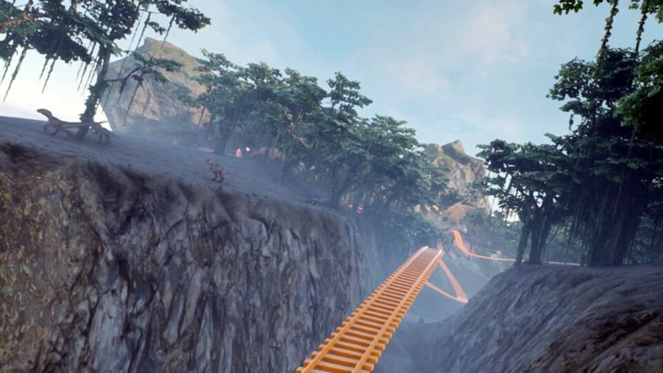 Steam串流游戏《VR 沉浸式侏罗纪星球过山车》 Immersive Jurassic World Roller Coaster VR（免费下载）
