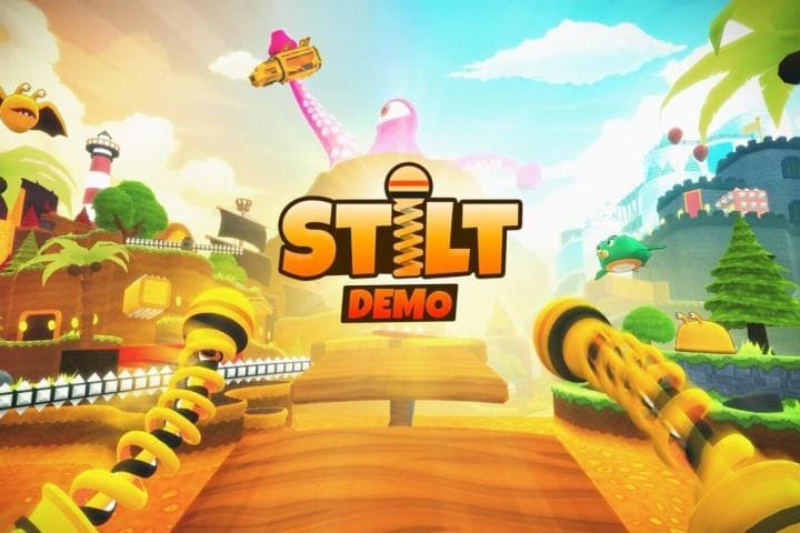 Steam串流游戏《弹跳VR》Stilt VR