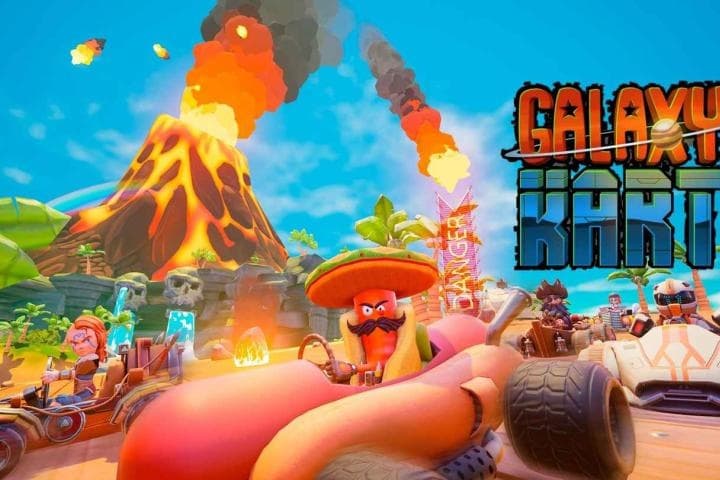 Steam串流游戏《银河卡丁车VR》Galaxy Kart VR